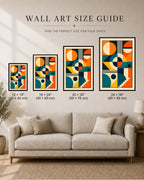 Geometric Harmony Abstract Wall Art
