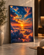 Celestial Horizon Sunset Cloudscape