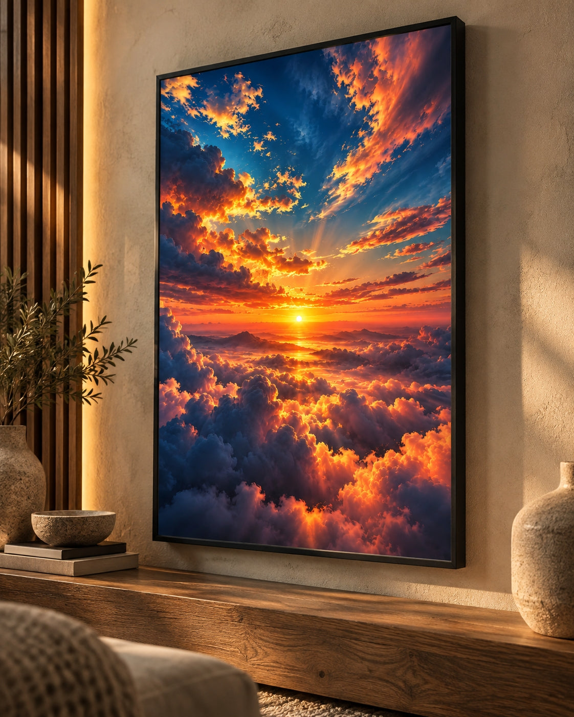 Celestial Horizon Sunset Cloudscape