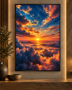 Celestial Horizon Sunset Cloudscape